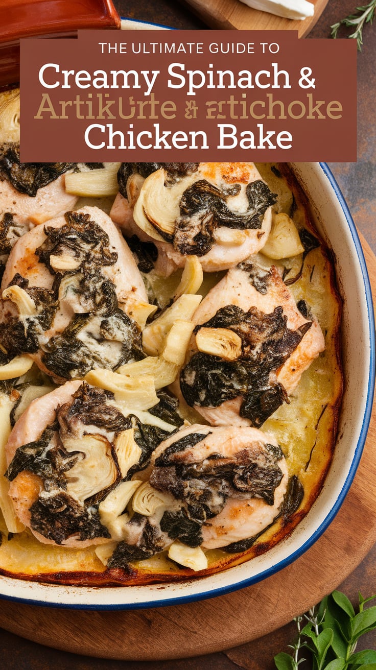 Discover the magic of combining creamy textures with savory flavors in this delicious chicken bake. The Ultimate Guide to Creamy Spinach and Artichoke Chicken Bake not only focuses on flavor but also offers tips for making this dish your own, whether you’re feeding a crowd or enjoying a cozy night in.