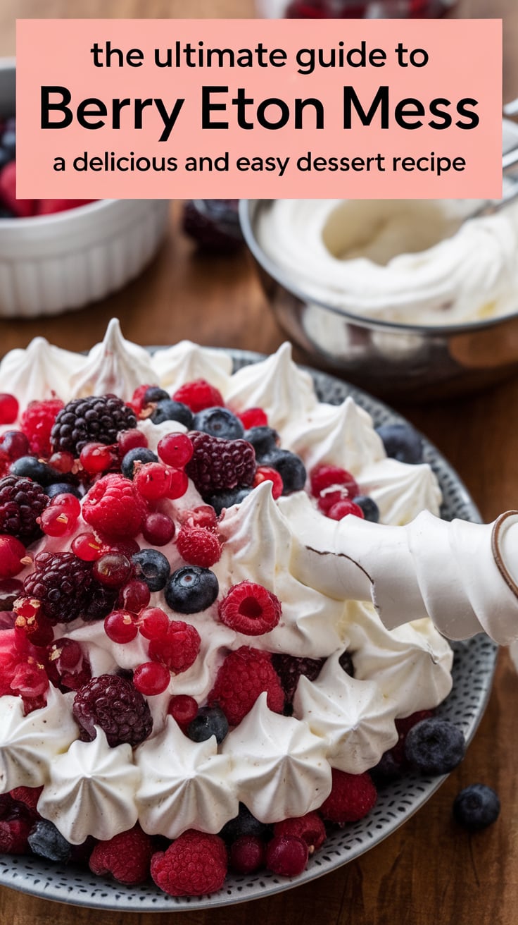 Unleash your creativity with Berry Eton Mess by exploring delicious variations and toppings. From experimenting with different berries to adding a splash of liqueur or swapping in flavored whipped cream, this recipe invites you to personalize each serving to delight your taste buds and showcase seasonal produce.