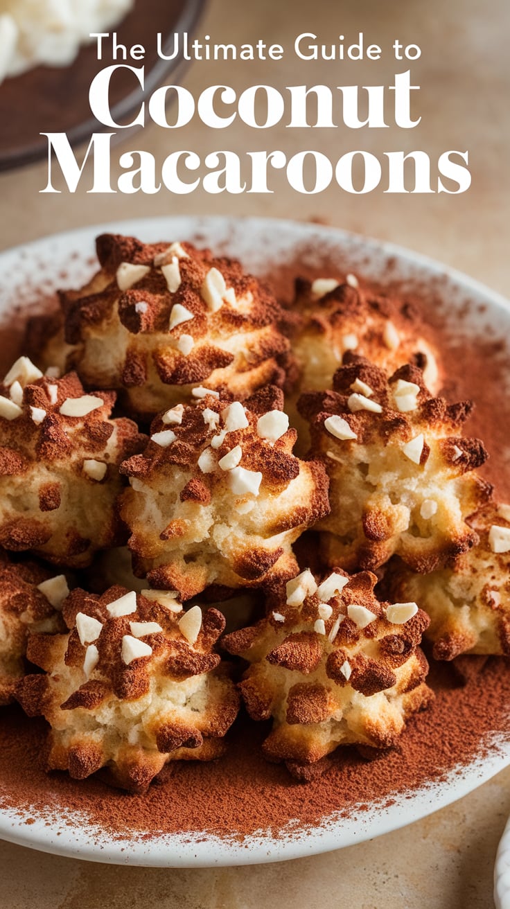 Uncover creative variations of Coconut Macaroons that elevate this beloved recipe. Whether you add a drizzle of dark chocolate, incorporate different extracts, or mix in nuts and dried fruits, this guide encourages you to experiment and personalize your macaroons, making each batch uniquely yours.