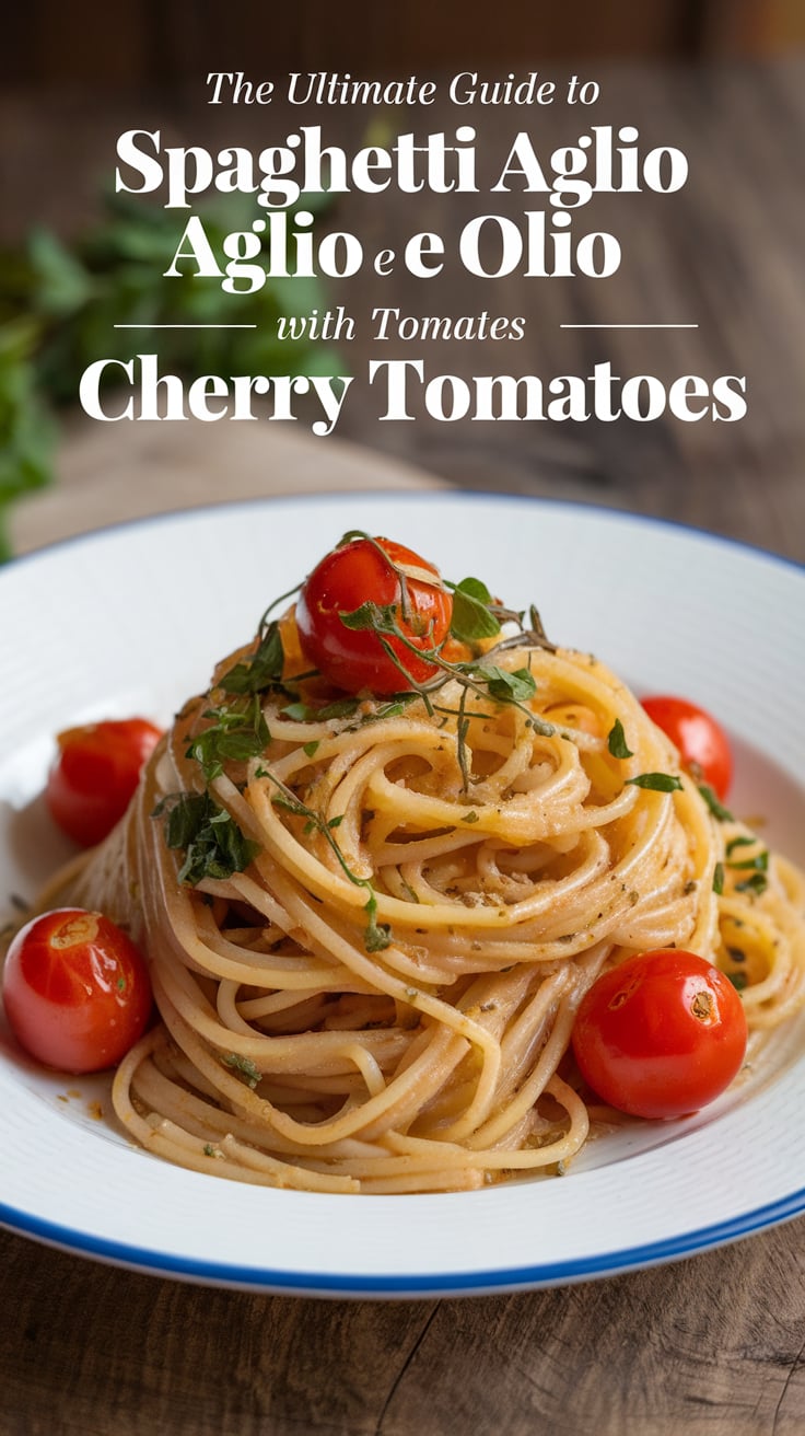 Get ready to impress your family and friends with a beautiful presentation that elevates this simple dish into a gourmet experience. This guide includes helpful tips for plating and serving your Spaghetti Aglio e Olio with Cherry Tomatoes, turning an everyday meal into a stunning culinary masterpiece. Dive in and bring a taste of Italy home!
